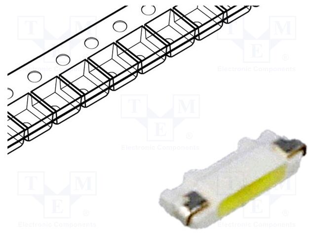 LED; SMD; 1503; white cold; 1900÷2900mcd; 110°; 20mA; 2.8÷3.3V