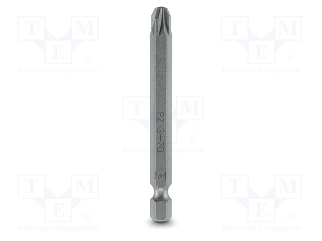Screwdriver bit; Pozidriv®; Overall len: 70mm