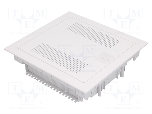 Enclosure: multimedia; IP30; Mounting: plaster embedded; white