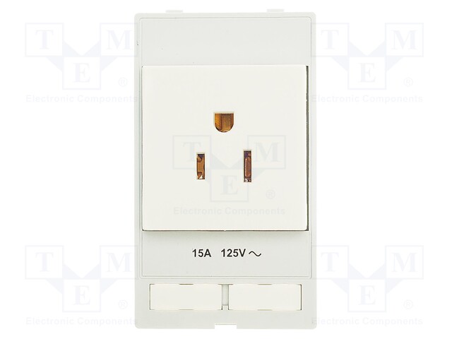 Plug socket module USA/Japan (NEMA 5-15)