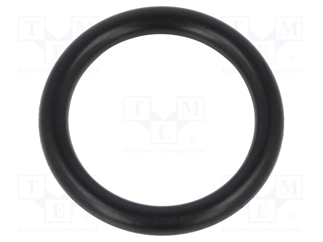 O-ring gasket; NBR; D: 3mm; Øint: 19mm; black; -30÷100°C