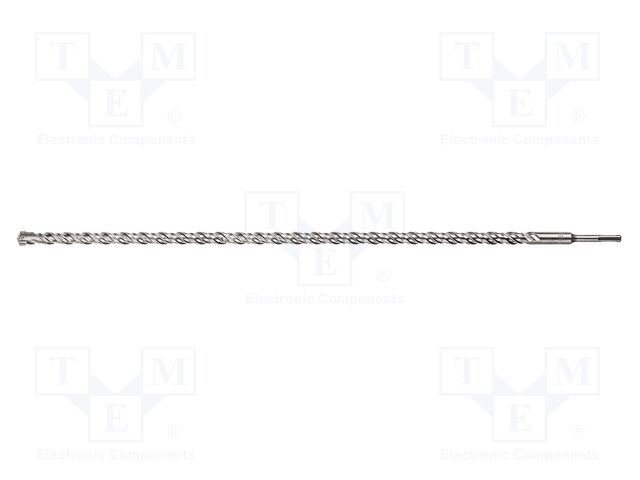 Drill bit; for concrete; Ø: 20mm; L: 800mm; cemented carbide