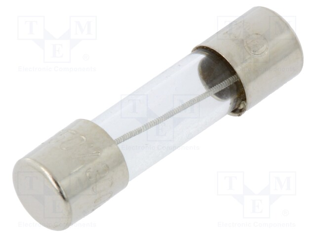 Fuse: fuse; 300mA; 250VAC; glass; 20x5.2mm; brass; bulk