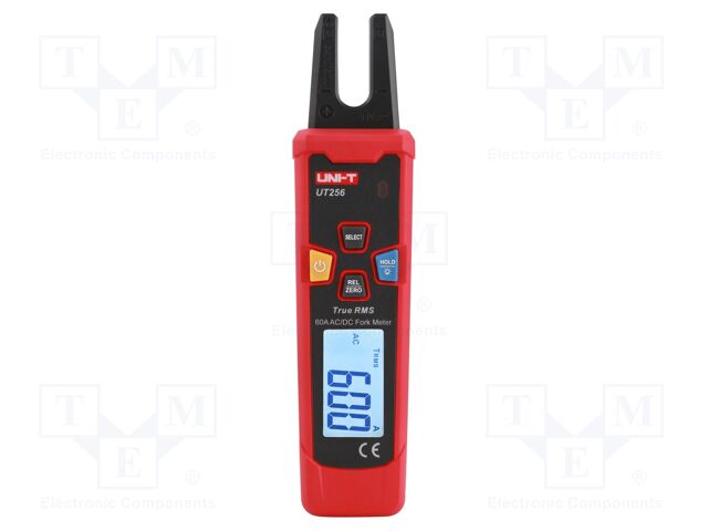 Øcable: 10mm; LCD; I AC: 60A; VDC: 60V; True RMS; Equipment: case