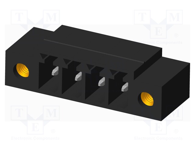 Connector: pluggable terminal block; socket; male; on PCBs