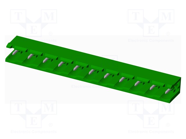 Connector: pluggable terminal block; socket; male; angled 90°