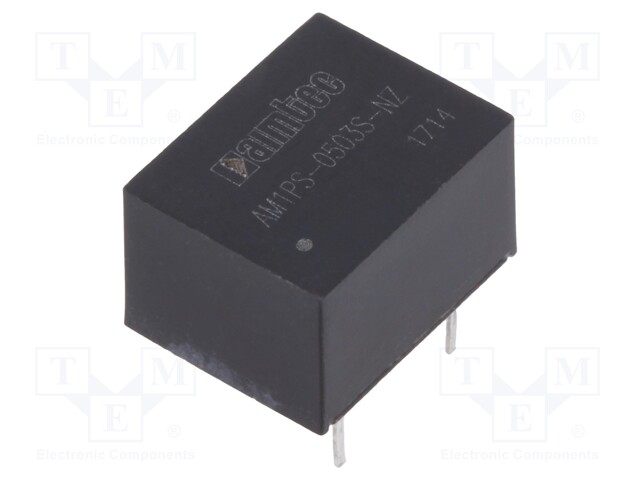 Converter: DC/DC; 1W; Uin: 4.5÷5.5V; 3.3VDC; Iout: 303mA; DIP8; 1.8g
