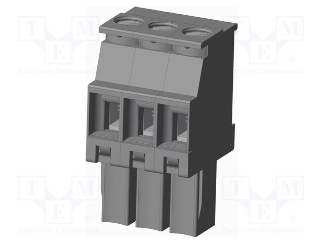 Connector: pluggable terminal block; plug; female; angled 90°