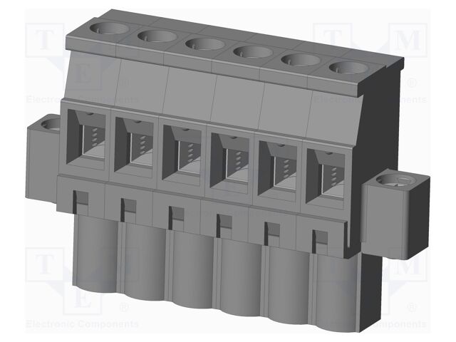 Connector: pluggable terminal block; plug; female; angled 90°