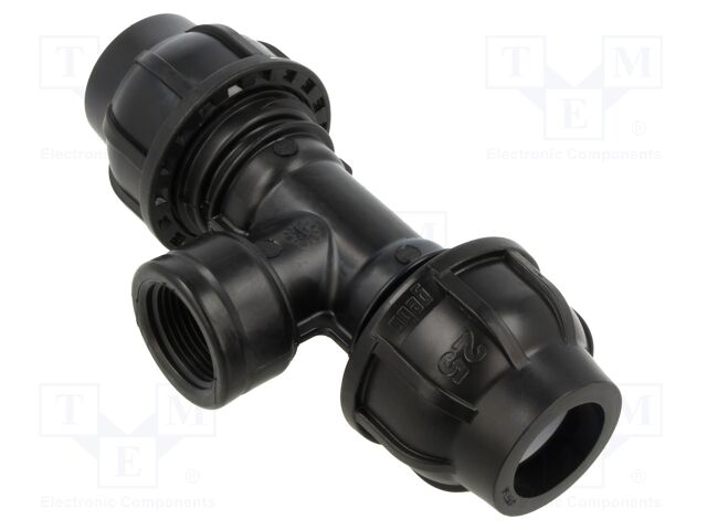 Splice terminal: clamping; for PE pipes; Plast; Medium: water