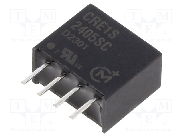 Converter: DC/DC; 1W; Uin: 21.6÷26.4V; 5VDC; Iout: 200mA; SIP4