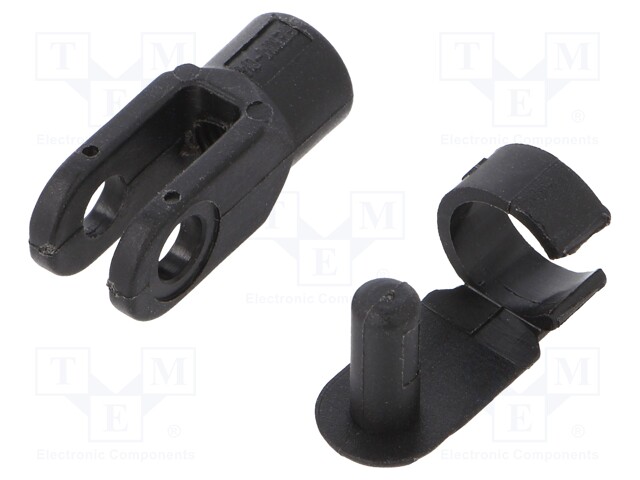 Fork joint; Øhole: 12mm; Thread: M12; Mat: igumid G; Pitch: 1,75