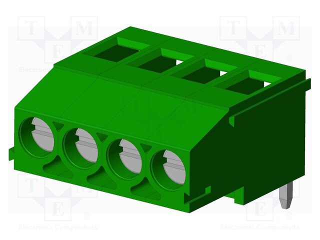 Connector: PCB terminal block; terminal; Plating: tinned; on PCBs