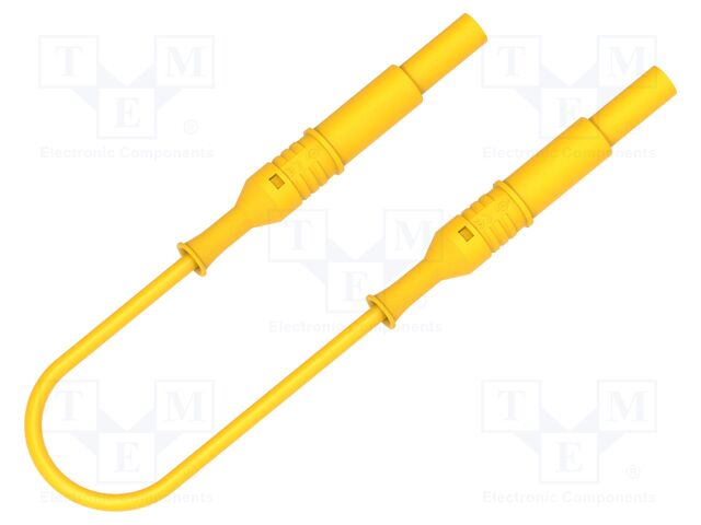 Test lead; 70VDC; 33VAC; 12A; banana plug 4mm,both sides; Len: 1m