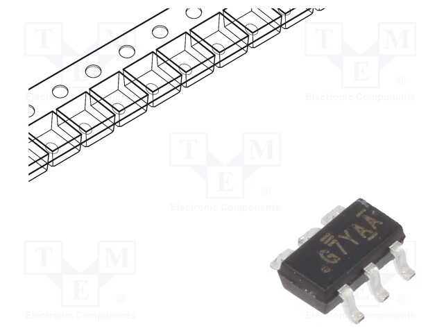 IC: analog switch; SPST; Channels: 1; TSOP6; 7÷36/4.5÷20V