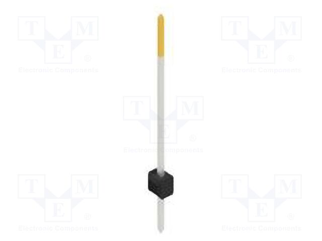 Connector: pin strips; pin header; male; PIN: 1; 2.54mm; THT; 1x1