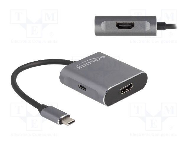 Splitter; 4K,DSC,HDCP 1.4,HDCP 2.2,HDR,UHD 2160p; 0.15m; black