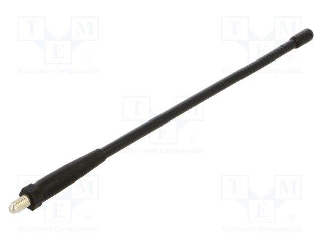 Antenna mast; car top,automotive,external; 220mm; M6; AM,DAB,FM
