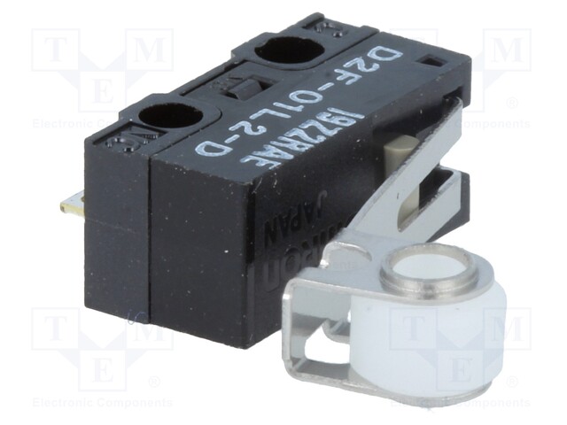 Microswitch SNAP ACTION; with lever (with roller); SPDT; Pos: 2