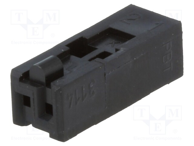 Plug; wire-board; female; Minimodul; 2.5mm; PIN: 2; w/o contacts