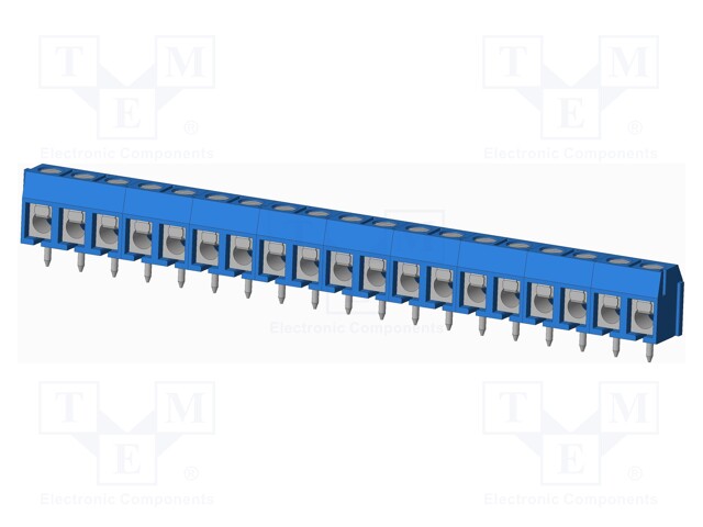 Connector: PCB terminal block; terminal; Plating: tinned; on PCBs