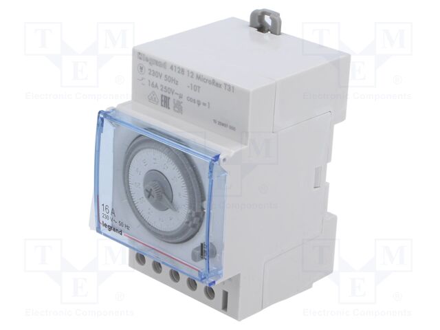 Programmable time switch; 30min÷24h; SPDT; 250VAC/16A; 230VAC