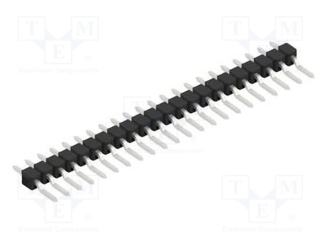 Connector: pin strips; pin header; male; PIN: 22; 2.54mm; SMT; 1x22