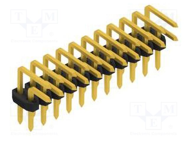 Connector: pin strips; pin header; male; PIN: 22; 2mm; THT; 2x11