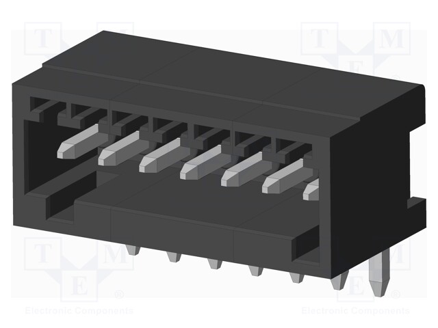Connector: pluggable terminal block; socket; male; on PCBs