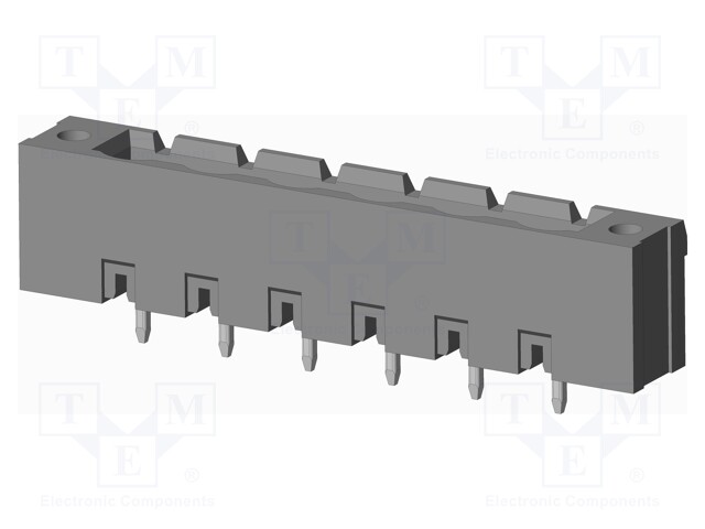 Connector: pluggable terminal block; socket; male; on PCBs