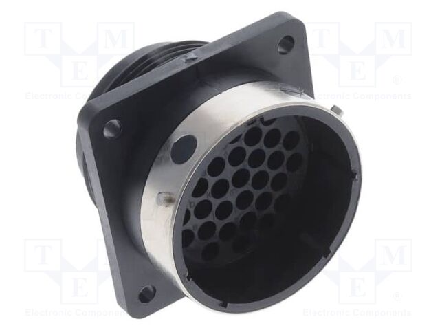 Connector: circular; socket; TRA; 13A; PIN: 35; IP65; straight; black