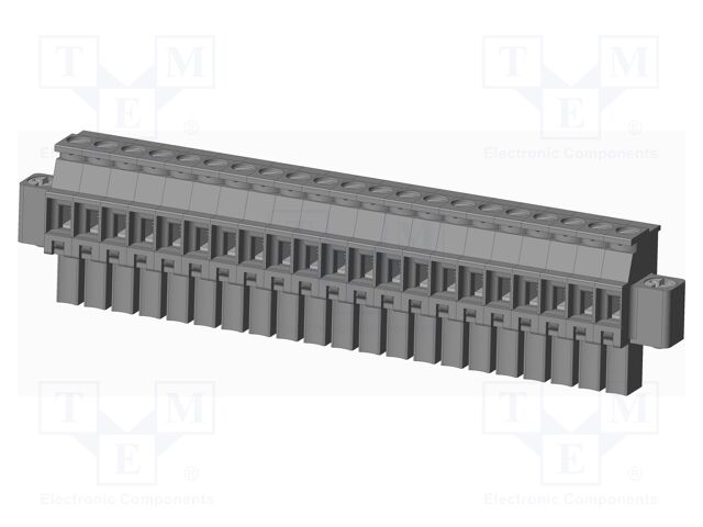 Connector: pluggable terminal block; plug; female; angled 90°
