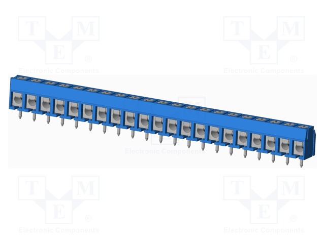 Connector: PCB terminal block; terminal; Plating: tinned; on PCBs