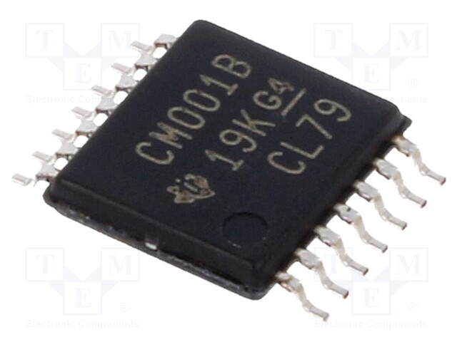 IC: digital; NOR; Ch: 4; IN: 2; CMOS; SMD; TSSOP14; 3÷18VDC; -55÷125°C