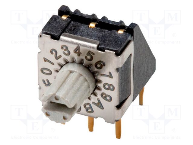 Encoding switch; DEC/BCD; Pos: 16; THT; Rcont max: 80mΩ; Mat: LCP