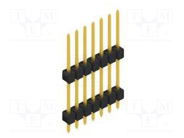 Connector: pin strips; pin header; male; PIN: 7; 2.54mm; THT; 1x7