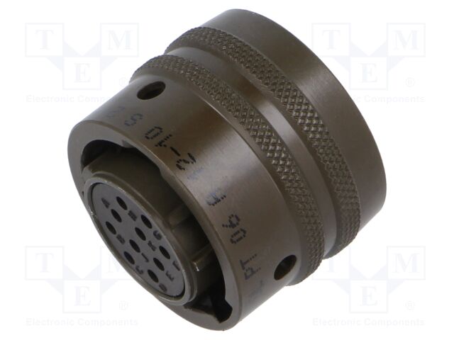 Connector: circular; plug; PT/451