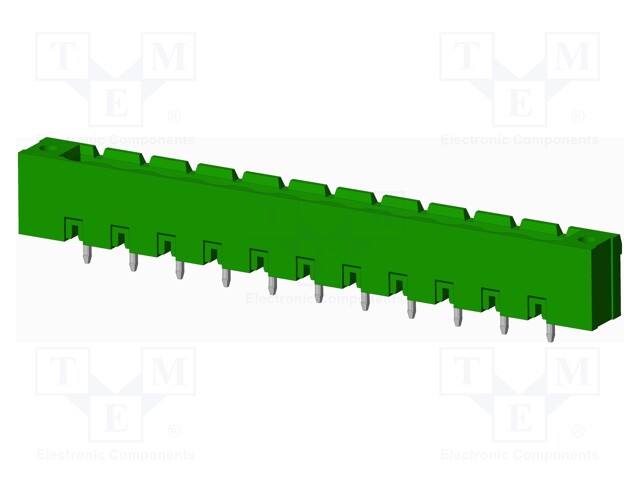 Connector: pluggable terminal block; socket; male; straight; THT