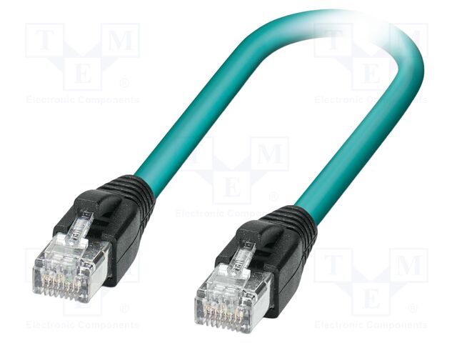 Patch cord; SF/UTP; Cat 5e; RJ45 plug,both sides; stranded; 7m