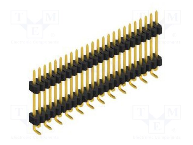Connector: pin strips; pin header; male; PIN: 24; 1.27mm; SMT; 1x24
