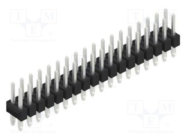 Connector: pin strips; pin header; male; PIN: 36; 2.54mm; THT; 2x18