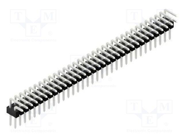 Connector: pin strips; pin header; male; PIN: 66; 2.54mm; THT; 2x33