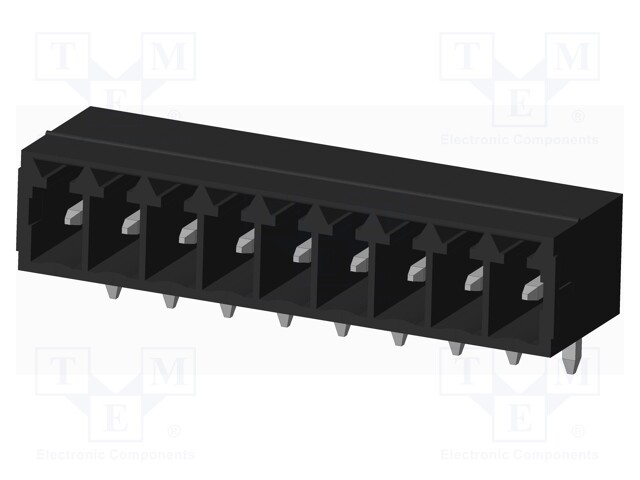 Connector: pluggable terminal block; socket; male; on PCBs