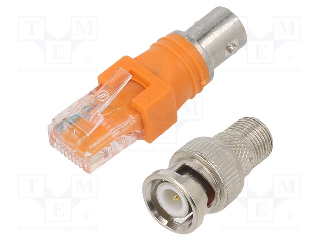 Adapter; BNC-F,RJ45- BNC