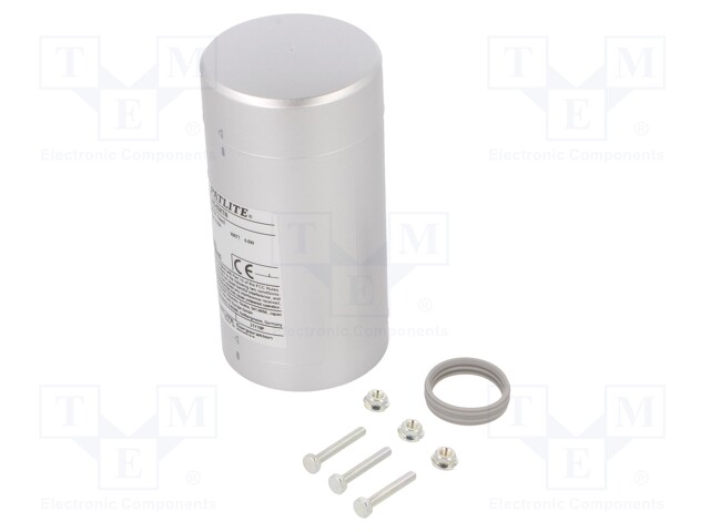 Signallers accessories: base; silver; 24VDC; IP65; LR5; -20÷50°C