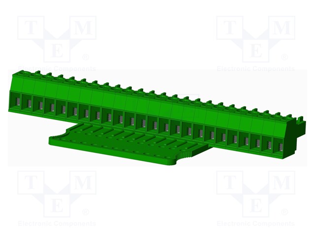 Connector: pluggable terminal block; plug; female; straight; 300V