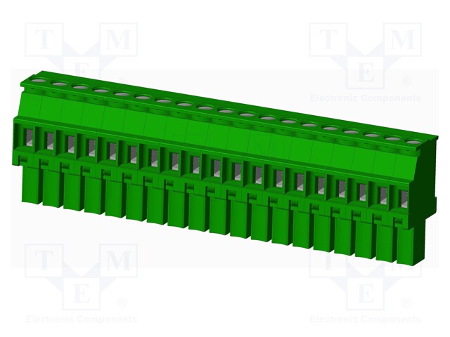 Connector: pluggable terminal block; plug; female; angled 90°