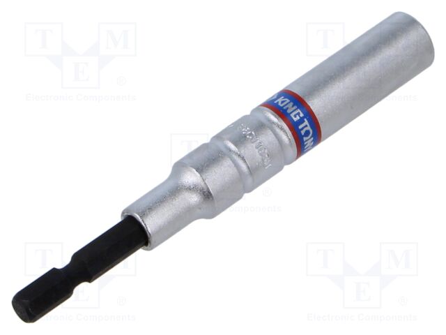 Wrench; 6-angles,hex socket,socket spanner; 1/4" (E6,3mm); long