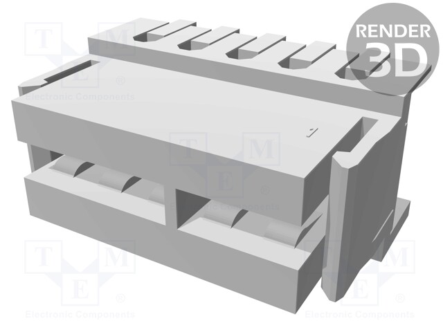 Plug; card edge; female; PIN: 5; angled 90°; IDC; tinned; 2A; 2.5mm
