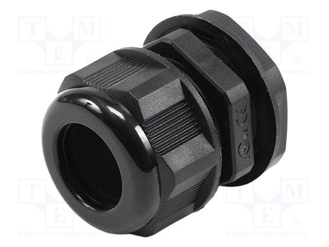 Cable gland; PG21; IP68; nylon; UL94V-2; black